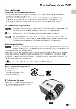 Preview for 3 page of LaserLiner MasterCross-Laser 2GP Operating Instructions Manual