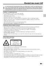 Preview for 17 page of LaserLiner MasterCross-Laser 2GP Operating Instructions Manual