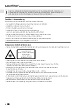 Предварительный просмотр 2 страницы LaserLiner MasterCross-Laser 2P Operating Instructions Manual