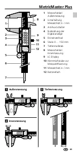 Preview for 3 page of LaserLiner MetricMaster Plus Operating Instructions Manual