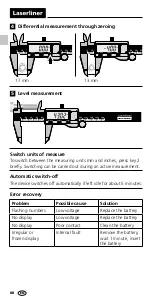 Preview for 8 page of LaserLiner MetricMaster Plus Operating Instructions Manual