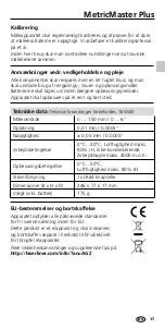 Preview for 17 page of LaserLiner MetricMaster Plus Operating Instructions Manual