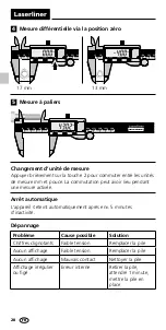 Preview for 20 page of LaserLiner MetricMaster Plus Operating Instructions Manual