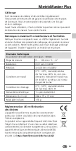 Preview for 21 page of LaserLiner MetricMaster Plus Operating Instructions Manual