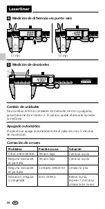 Preview for 24 page of LaserLiner MetricMaster Plus Operating Instructions Manual