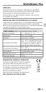 Preview for 25 page of LaserLiner MetricMaster Plus Operating Instructions Manual