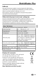 Preview for 33 page of LaserLiner MetricMaster Plus Operating Instructions Manual