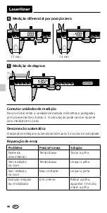 Preview for 40 page of LaserLiner MetricMaster Plus Operating Instructions Manual