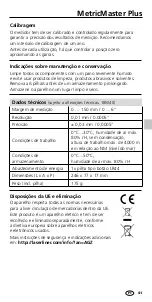 Preview for 41 page of LaserLiner MetricMaster Plus Operating Instructions Manual