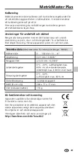 Preview for 45 page of LaserLiner MetricMaster Plus Operating Instructions Manual