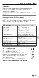 Preview for 49 page of LaserLiner MetricMaster Plus Operating Instructions Manual