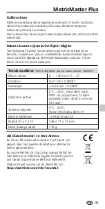 Preview for 53 page of LaserLiner MetricMaster Plus Operating Instructions Manual