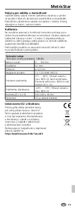 Preview for 71 page of LaserLiner MetricStar Manual