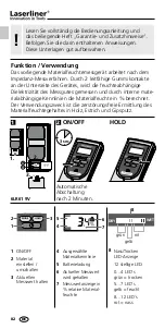 Preview for 2 page of LaserLiner MoistureFinder Manual