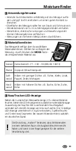 Preview for 3 page of LaserLiner MoistureFinder Manual