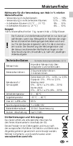 Preview for 5 page of LaserLiner MoistureFinder Manual