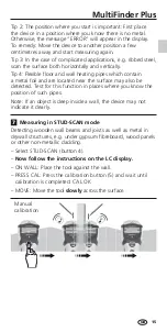 Preview for 15 page of LaserLiner MultiFinder Plus Operating Instructions Manual