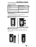 Preview for 17 page of LaserLiner MultiMeter-Compact Operating Instructions Manual