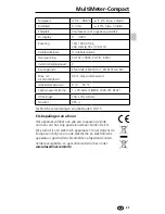 Preview for 37 page of LaserLiner MultiMeter-Compact Operating Instructions Manual