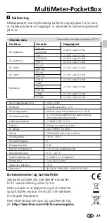 Preview for 29 page of LaserLiner MultiMeter-PocketBox Manual