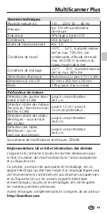 Preview for 61 page of LaserLiner MultiScanner Plus Manual