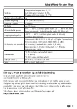 Preview for 61 page of LaserLiner MultiWet-Finder Plus Manual