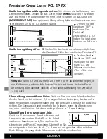 Preview for 8 page of LaserLiner PCL 6P RX Operating Instructions Manual