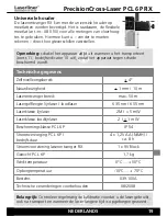 Preview for 19 page of LaserLiner PCL 6P RX Operating Instructions Manual