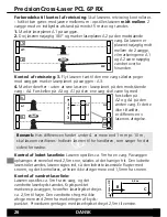 Preview for 26 page of LaserLiner PCL 6P RX Operating Instructions Manual