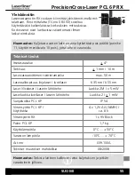 Preview for 55 page of LaserLiner PCL 6P RX Operating Instructions Manual