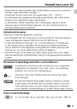 Preview for 3 page of LaserLiner PocketCross-Laser 2G Operating Instructions Manual