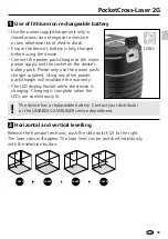 Preview for 13 page of LaserLiner PocketCross-Laser 2G Operating Instructions Manual