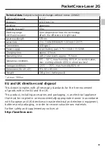 Preview for 17 page of LaserLiner PocketCross-Laser 2G Operating Instructions Manual