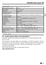 Preview for 33 page of LaserLiner PocketCross-Laser 2G Operating Instructions Manual