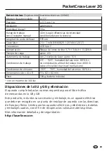 Preview for 49 page of LaserLiner PocketCross-Laser 2G Operating Instructions Manual