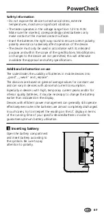 Предварительный просмотр 7 страницы LaserLiner PowerCheck Manual