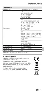 Предварительный просмотр 49 страницы LaserLiner PowerCheck Manual