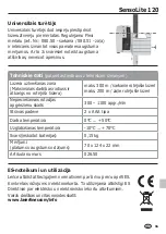 Предварительный просмотр 55 страницы LaserLiner SensoLite 120 Operating Instructions Manual