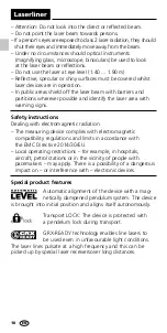 Preview for 10 page of LaserLiner SmartVision-Laser Operating Instructions Manual