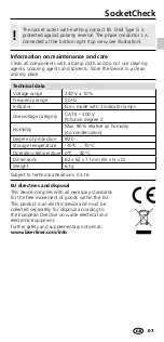 Предварительный просмотр 7 страницы LaserLiner SocketCheck Manual