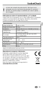 Предварительный просмотр 19 страницы LaserLiner SocketCheck Manual