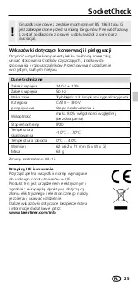 Предварительный просмотр 25 страницы LaserLiner SocketCheck Manual