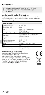 Предварительный просмотр 34 страницы LaserLiner SocketCheck Manual