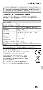 Предварительный просмотр 61 страницы LaserLiner SocketCheck Manual