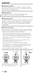 Предварительный просмотр 18 страницы LaserLiner StarFinder Manual