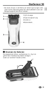 Preview for 3 page of LaserLiner StarSensor 50 Operating Instructions Manual