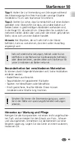 Preview for 5 page of LaserLiner StarSensor 50 Operating Instructions Manual