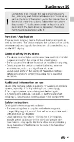 Preview for 7 page of LaserLiner StarSensor 50 Operating Instructions Manual