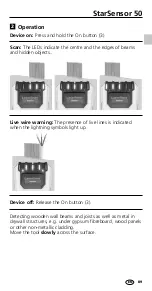 Preview for 9 page of LaserLiner StarSensor 50 Operating Instructions Manual