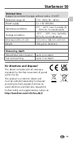 Preview for 11 page of LaserLiner StarSensor 50 Operating Instructions Manual